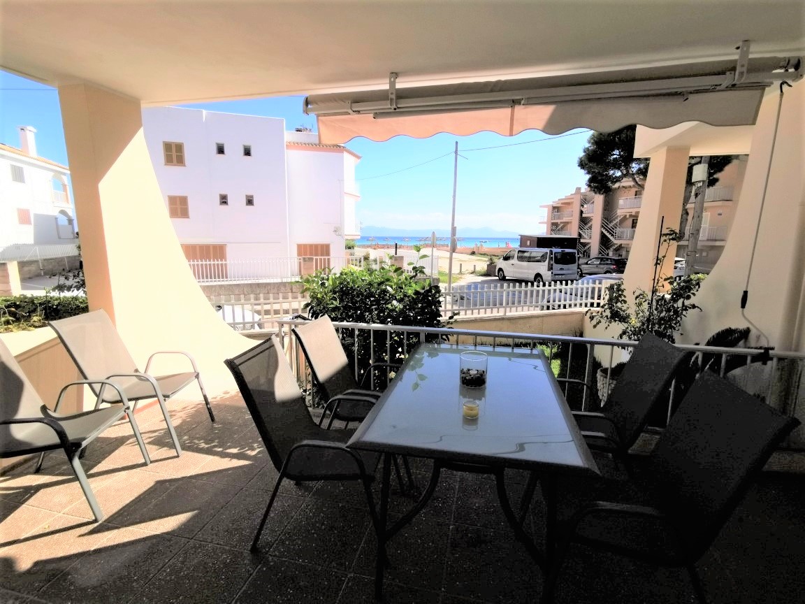 3 bedroom holiday apartment on Playa de Muro beach Alcudia Mallorca ...